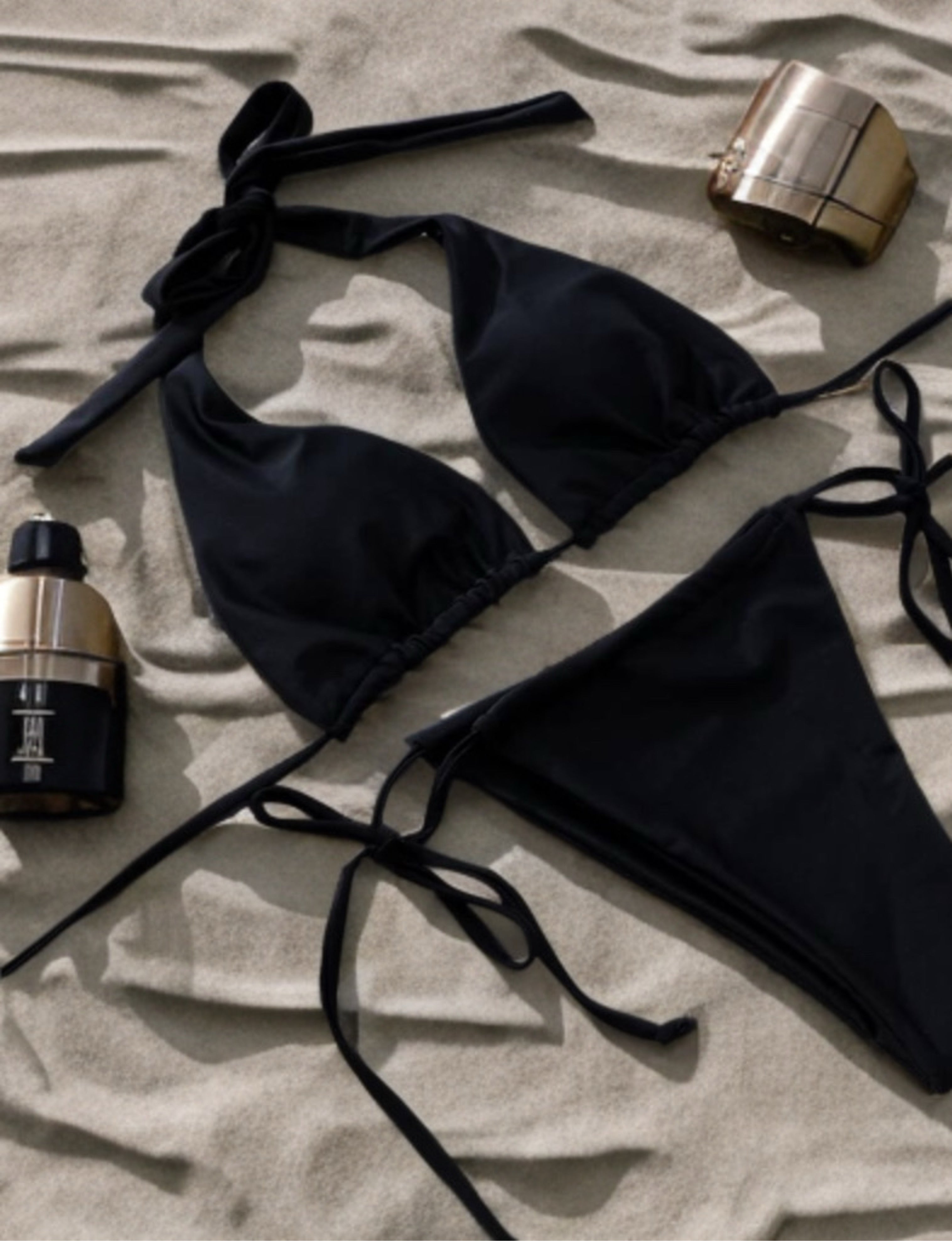 Noir Tie Bikini