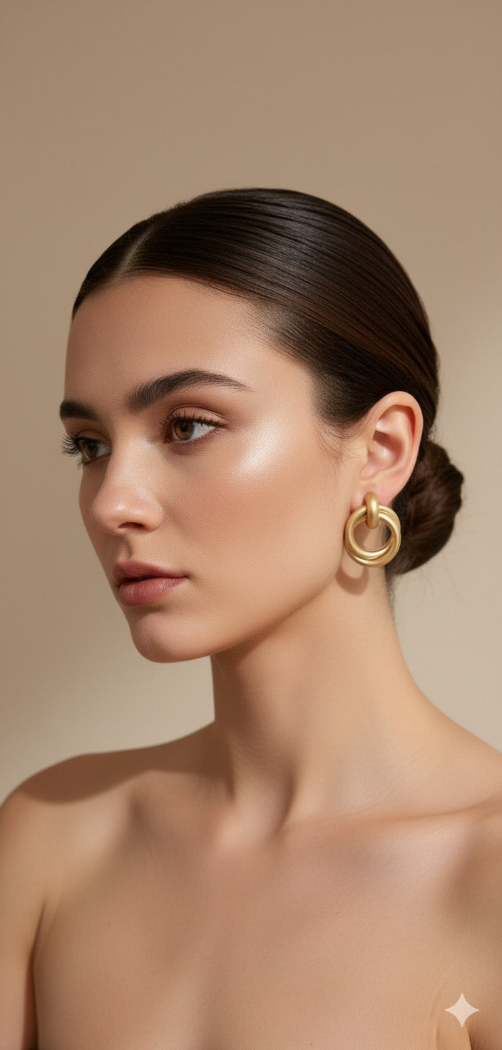 Eterna Matte Hoops — Linéa Aure
